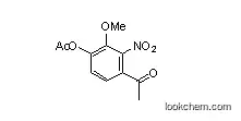 Molecular Structure of 1260862-31-4 (4-acetyl-2-methoxy-3-nitrophenyl acetate)